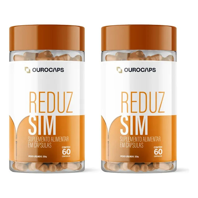 Kit 02 Emagrecedor Potente 60caps Inibe Apetite Ansiedade