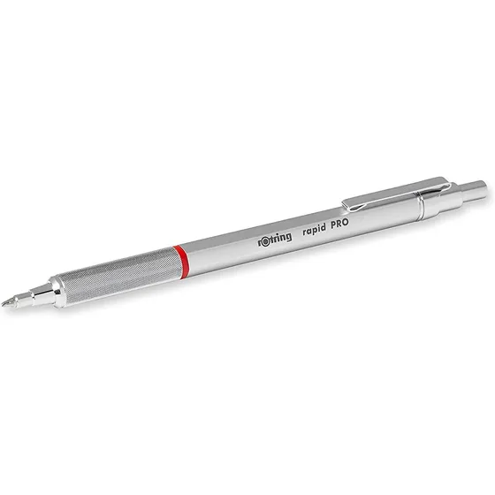 Boligrafo Rotring, Punta Media/plateado/dibujo Tecnico
