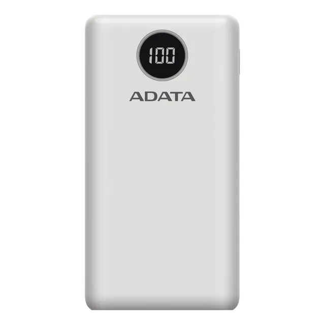 Adata P20000qcd Power Bank 20000mah Carga Rápida Qc/pd, Blan Color Blanco