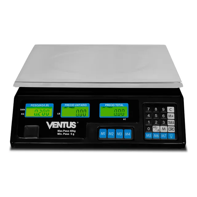 Balanza Digital De Mesa 40kg Ventus B-40 120x340x320mm