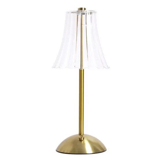 Luminária De Mesa Retrô De Cristal, Abajur De Cabeceira De