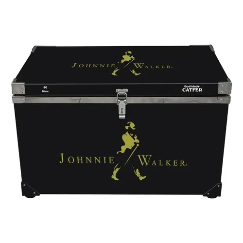 Caixa Térmica Catfer johnnie Walker 120 Litros Cor Preto