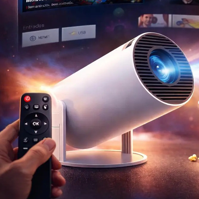 Mini Projeto Hy300 Smart Portátil Full Hd 4k Android 11 Wi-fi Bluetooth Mini Projetor Home Theater Cinema Em Casa TV Imagem Nítida Som Potente Compatível Com Diversos Dispositivos Branco VLX Mini Projeto Hy300 Smart Portátil Full Hd 4k Android 11 Wi-fi Bluetooth Mini Projetor Home Theater Cinema Em Casa TV Imagem Nítida Som Potente Compatível Com Diversos Dispositivos Branco VLX