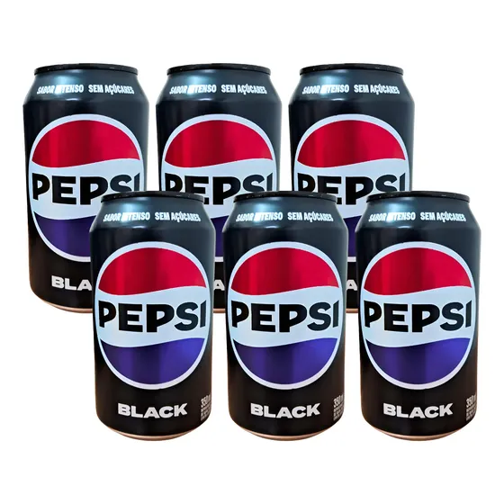 Refrigerante Pepsi Black 350ml