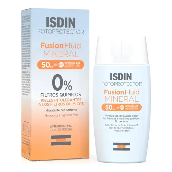 Fotoprotector Fusion Fluid Mineral - Isdin 50 Ml