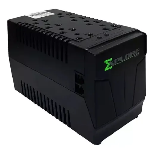 Regulador Protector De Voltaje 600w 8 Tomas Pc Tv