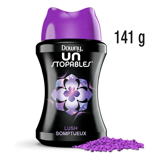 Perlas Downy Lush de 141g, Perlas para Ropa de Perfume Downy con Aroma a Lavanda y Vainilla, Aromatizador de Telas
