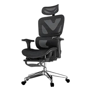 Ellux Cadeira Sweet Studio Escritório Ergonômica Lombar Ajustável Premium Em Tela