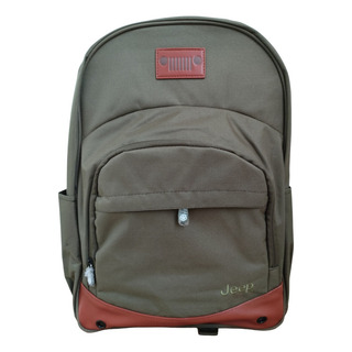 Mochila Caballero Unital Verde Olivo Jeep Bpss22jp014 Color Verde Musgo Diseño De La Tela Liso Mochila Caballero Unital Verde Olivo Jeep Bpss22jp014 Color Verde Musgo Diseño De La Tela Liso