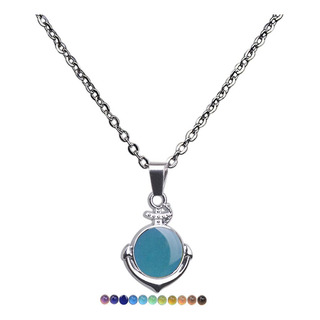 Colar Mood Multi Color Mudança De Cor Aço Inoxidável Colar Mood Multi Color Mudança De Cor Aço Inoxidável