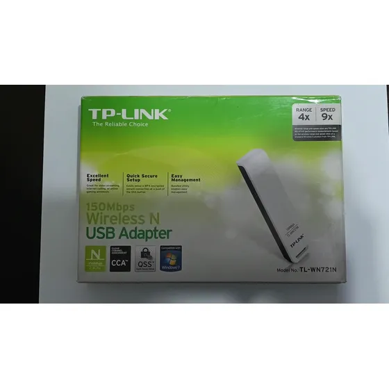 Adaptador Usb Wireless Wi-fi Tp-link Tl-wn721n 150mbps Usado