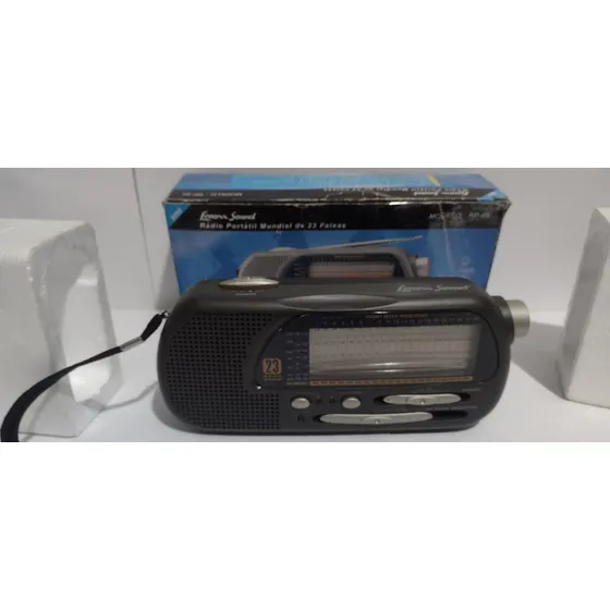 Rádio Portátil Mundial  23 Faixas Lenoxx Rp-60 Raro