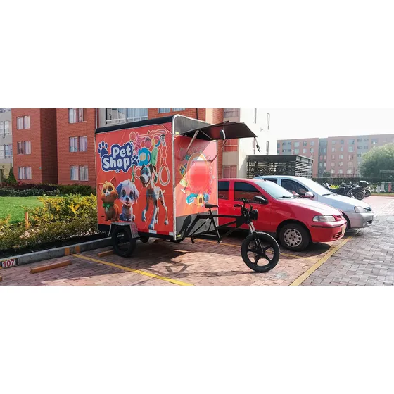 Trailer Con Motobomba De 6.5hp, Frente De Moto.