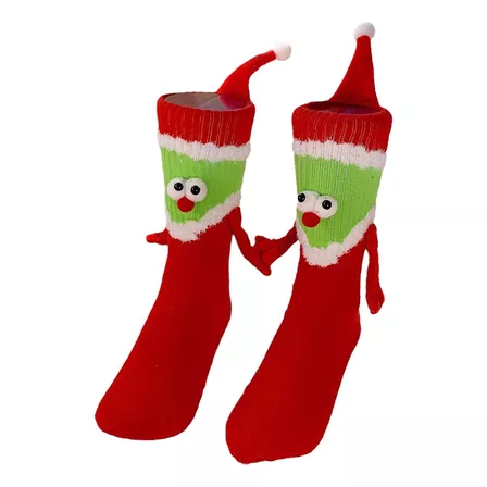 Calcetines De Navidad De La Mano Para Parejas, Calcetines De