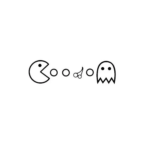 1 Pz Stiker Calcomania Pacman
