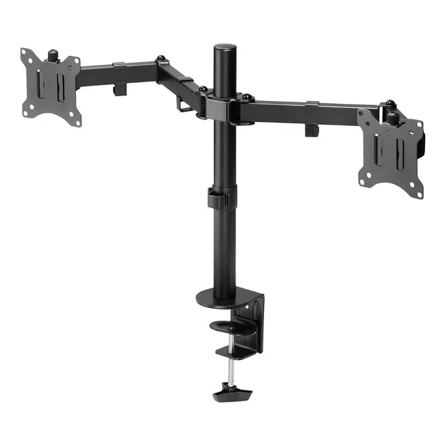 Base Doble Monitor Soporte Mesa Escritorio Brazo Ajustable