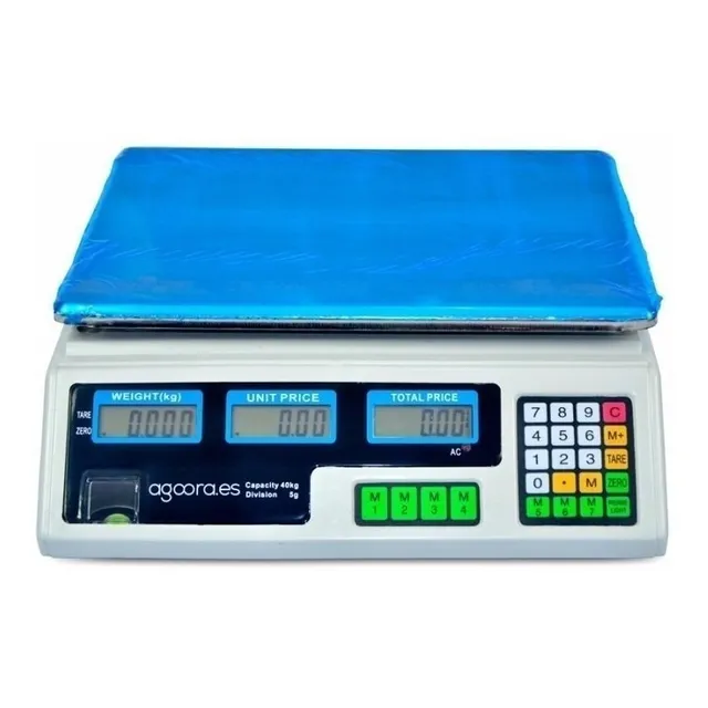 Bascula Electrónica Balanza Digital Gramera 40 Kilos Pesa