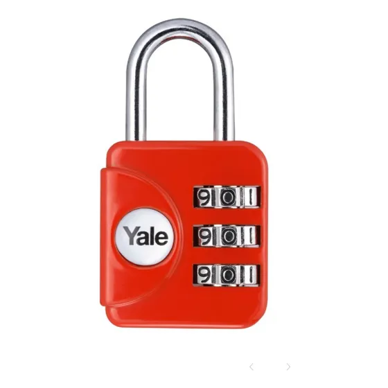 Candado Yale Clave Yp1-28 Colores ! Lo Mejor En Seguridad! Color Rojo