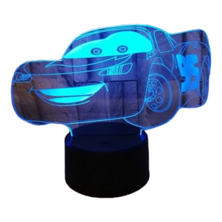Luminária Led A Pilha, Carros, Abajur 1 Cor, Decoração Luminária Led A Pilha, Carros, Abajur 1 Cor, Decoração