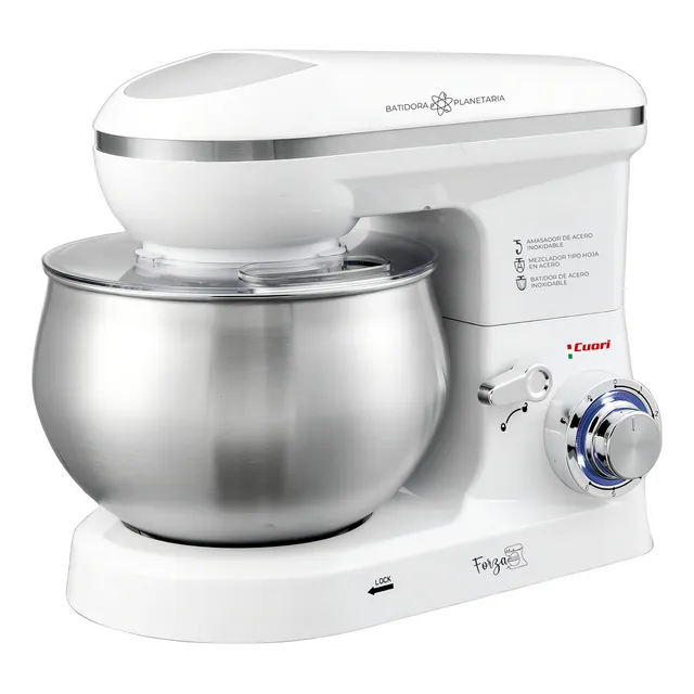 Batidora Planetaria Cuori 1400w 6vel Bowl 5l + Accesorios Color Blanco Frecuencia 50 60hz