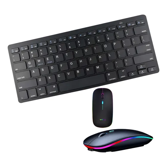 Teclado Bluetooth P/ Macbook Air M2 (2022) 13.6  + Mouse