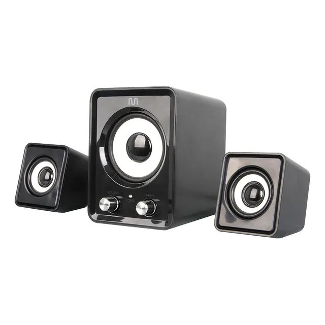 Caixas De Som 14w Usb/p2 Graves Pto Multilaser Multimidia