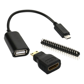 Mini Hdmi Macho A Hdmi Hembra Micro Usb Gpio Para Raspberry Mini Hdmi Macho A Hdmi Hembra Micro Usb Gpio Para Raspberry