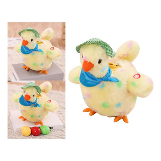Ovo De Pelúcia Elétrico Crazy Chicken Com Som D Ovo De Pelúcia Elétrico Crazy Chicken Com Som D
