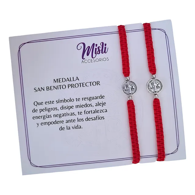 Pulseras Tejidas San Benito Protección Para Compartir