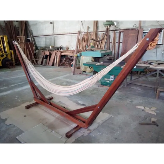 Base De Madera Para Hamacas Plegable