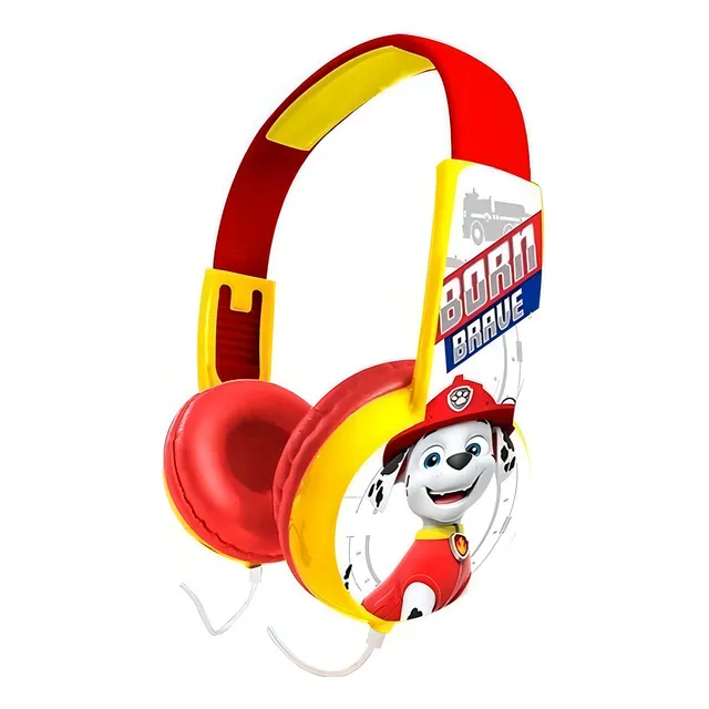 Audifonos Niños Paw Patrol Marshall Hp203371-mar Color Rojo Color de la luz Blanco