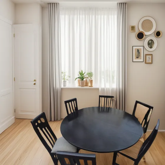 Juegos De Comedor En Madera Tapizado, Con Mesa Extensible 