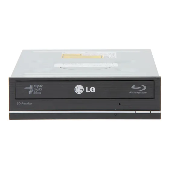 Unidad De Disco Óptico Bluray LG Cd Dvd Interna Sata Blu-ray