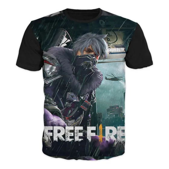 Camiseta Free Fire Gamer Exclusivas