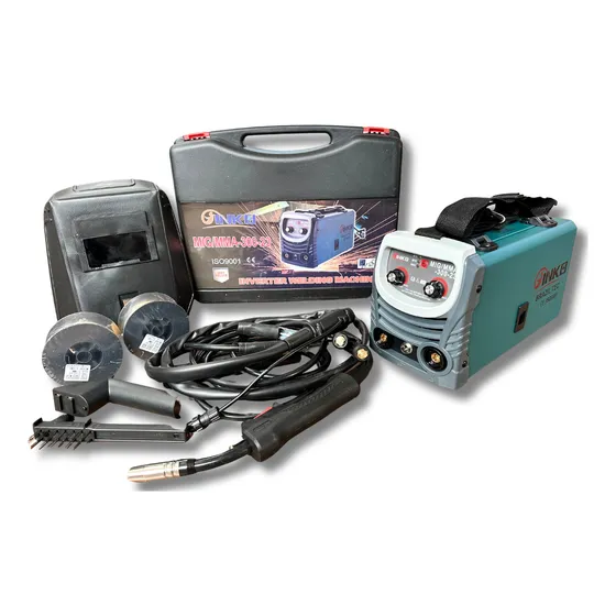 Soldadora Mig-tig-arco 300a Sin Gas + 2 Rollos Alambre Flux