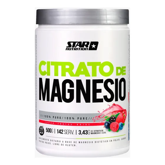 Star Nutrition Magnesio Sabor Frutos Rojos X500gr