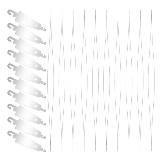 Rosqueadores De Agulha De Aço Inoxidável 20pcs, Costura Long