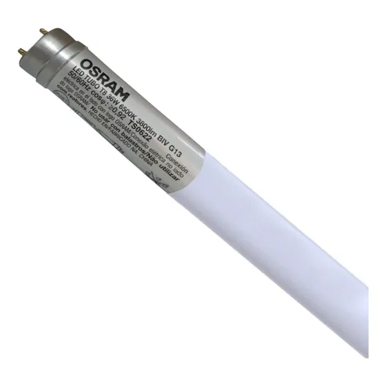 Lâmpada Led Tub Ho T8 Osram 240cm 36w 6500k(br Frio)g13 Biv