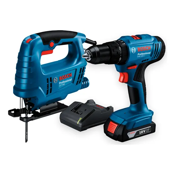 Parafusadeira Gsb 18v 183-li + Serra Tico Tico 220v Bosch