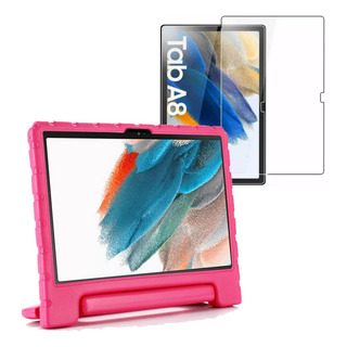 Funda Anti Golpe Para Tablet Samsung A8 10.5 Pulgada +vidrio Funda Anti Golpe Para Tablet Samsung A8 10.5 Pulgada +vidrio