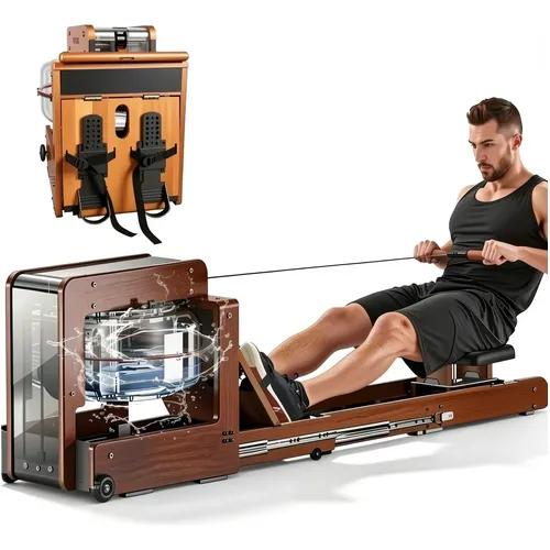 Máquina de remo preta Concept2 Model D Rowerg Crossfit Pm5