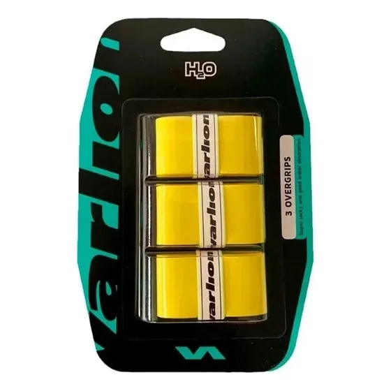 Cubre Grip Varlion Blister X3u Absorbente Liso H20 Padel Color Amarillo