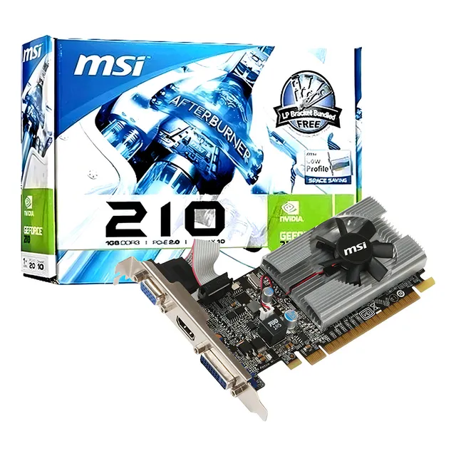 Placa de video Nvidia MSI GeForce 200 Series 210 N210-MD1G/D3 1GB