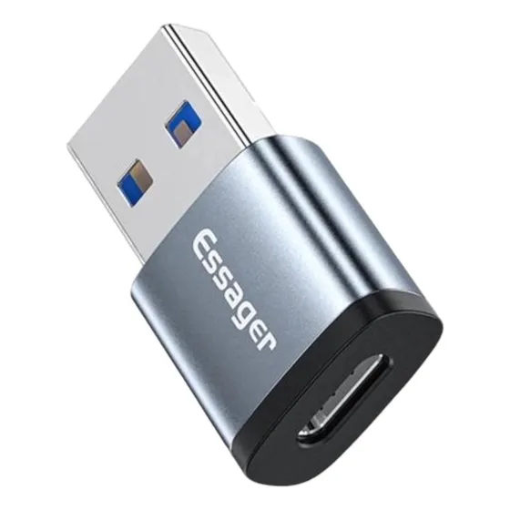 Adaptador Otg Usb 3.1 (macho) Para Tipo-c (fêmea) Essager