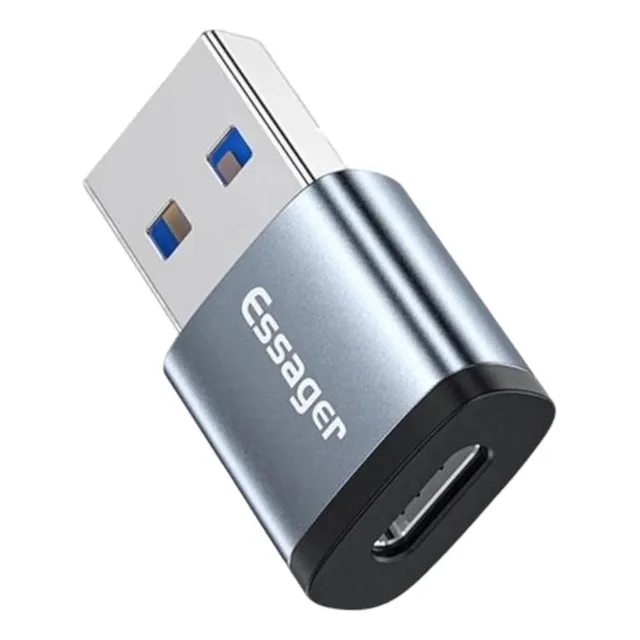 Adaptador Otg Usb 3.1 (macho) Para Tipo-c (fêmea) Essager