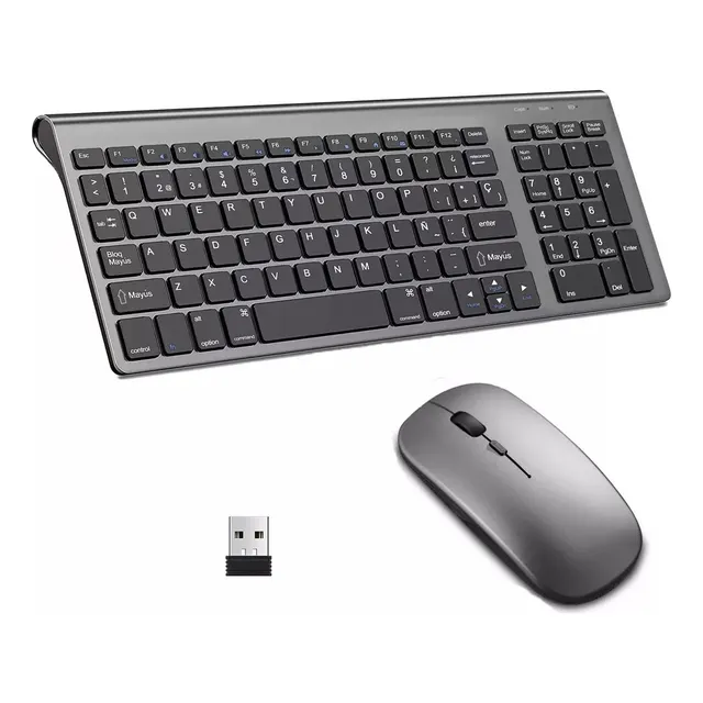 Kit Teclado Y Mouse Compatible Dell Inalámbrico