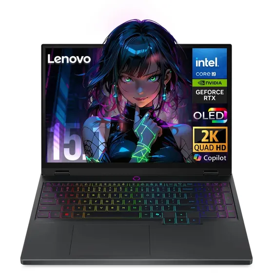Laptop Ia Gamer Lenovo Legion 5 15irx10 Nvidia Geforce Rtx 5070 8gb Dlss Intel Core I9 14900hx 16gb Ddr5 1tb Pantalla 15.1 Oled Wqxga 165hz Teclado Ingles Copilot Gaming Proxima Generacion