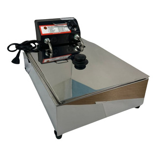 Fritadeira Elétrica Inox Cuba 5 Litros Rápida Com Tampa Cor Prateado Fritadeira Elétrica Inox Cuba 5 Litros Rápida Com Tampa Cor Prateado