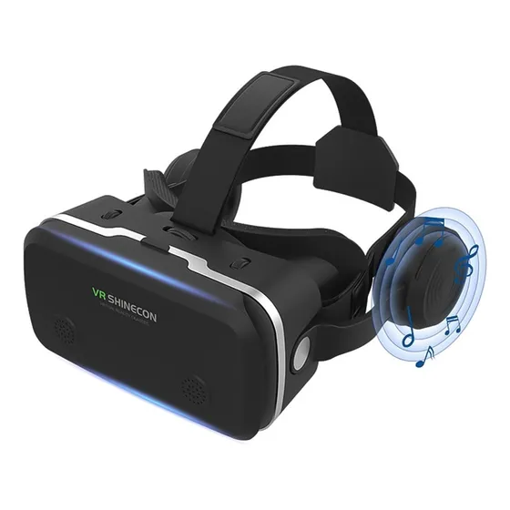 Lentes De Realidad Virtual Vr Shinecon Box 3d Con Audífonos 