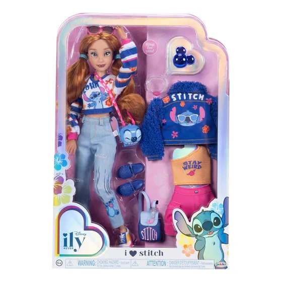 Muñeca Moda Disney Ily 4ever Stitch Articulada P Niñas 2024